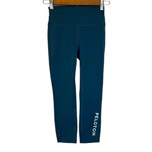 Peloton Pants Women's XS Extra Small Athletic Activewear‎ Green Capris